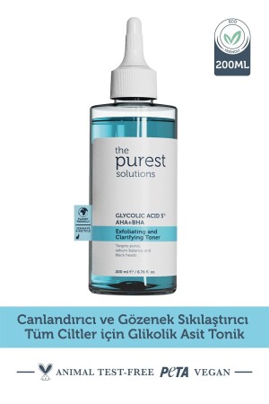 Canlandırıcı Ve Gözenek Sıkılaştırıcı Tüm Ciltler Için Glikolik Asit Tonik 200 Ml - 1