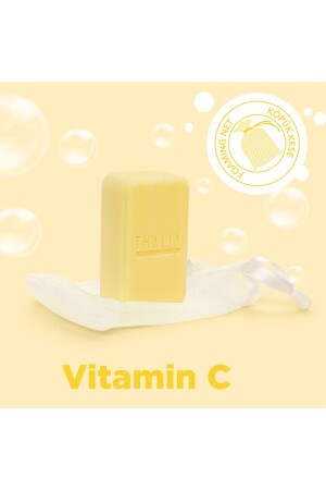Canlandırmaya Yardımcı Vitamin C & Collagen lifli Sabun 140gr - 3