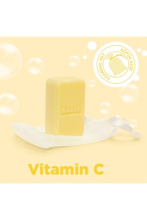 Canlandırmaya Yardımcı Vitamin C & Collagen lifli Sabun 140gr - 4