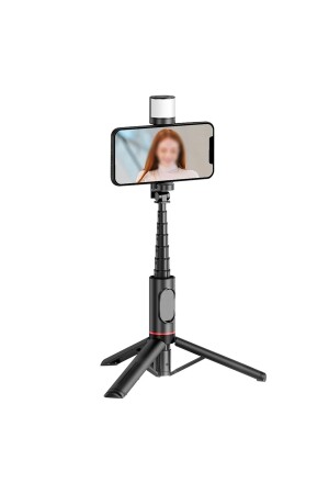 Canlı Yayın Tripod Selfie Çubuğu Wiwu Wi-SE003 Sharp Film Serisi Çok Fonksiyonlu Işıklı Sabitleyici - 2