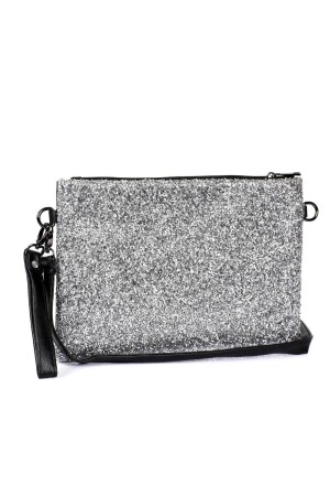 Capone Beaded Paris 221 Silber Damen-Clutch 356-Z003-ETİ-221-001 - 7