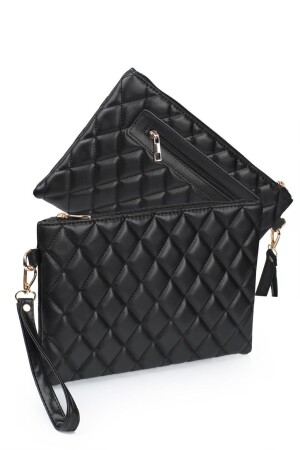 Capone Black Paris Quilted Black Damentasche - 8