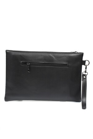 Capone Damen-Clutch aus Lackleder mit Schlangenmuster, Paris, Schwarz, 356-Z003-RPT-01-0001 - 4