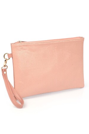 Capone Damen-Clutch aus Lackleder mit Schlangenmuster, Pariser Lachs, 356-Z003-RPT-01-0001 - 7