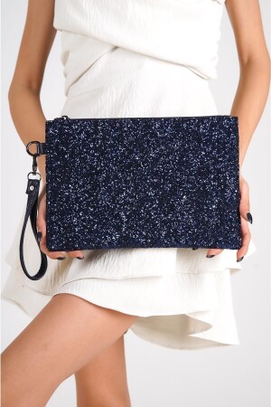 Capone Pailletten Paris 275 Marineblaue Damen-Clutch 356-Z003-CAM-275-001 - 2