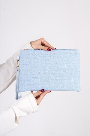 Capone Paris Babyblaue Damen-Clutch 356-Z003-MDC-01-0001 - 5