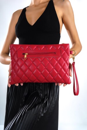 Capone Red Paris Quilted Red Damentasche 356-Z004-KPT-01-0001 - 3