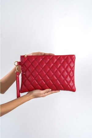 Capone Red Paris Quilted Red Damentasche 356-Z004-KPT-01-0001 - 5