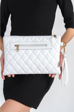 Capone White Paris Quilted White Damentasche 356-Z004-KPT-01-0001 - 4