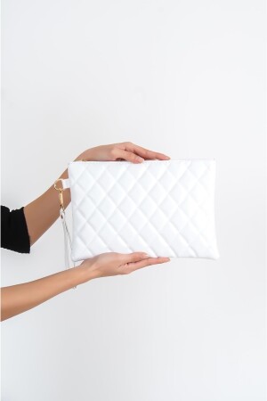 Capone White Paris Quilted White Damentasche - 3