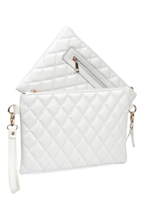 Capone White Paris Quilted White Damentasche - 8