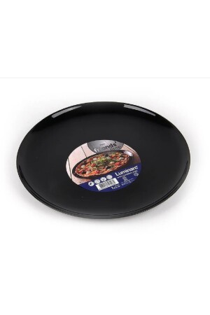 Carine Friend's Time Schwarz 32 cm. 2 Mehrzweck-Pizzateller. 2er-Set. Original-Produkt. LUMINARC CARINE-SERIE. - 3