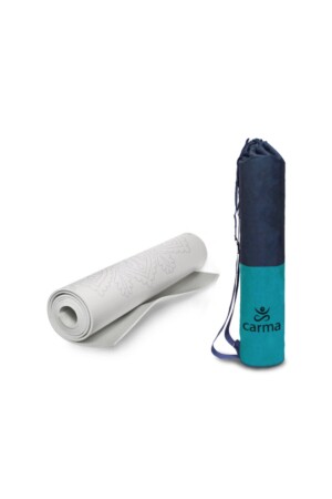 Carma Sports Gri Yoga Fitness Pilates Halısı Matı Çantalı SL_OYMAT19138Ma - 1