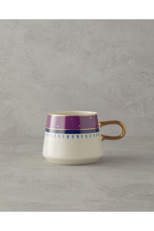 Carnival Path Stoneware Kupa Fuşya-Yeşil - English Home