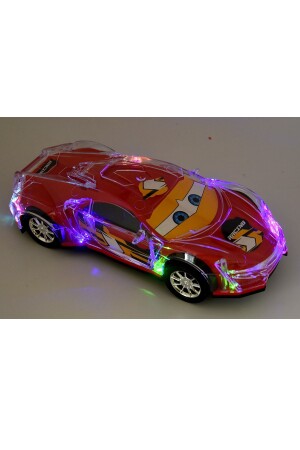 Cars Lightning Mcqueen Auto mit Musik und Licht, Multiplikations- und Drehspielzeug, 25 cm, dop13460254igo - 1