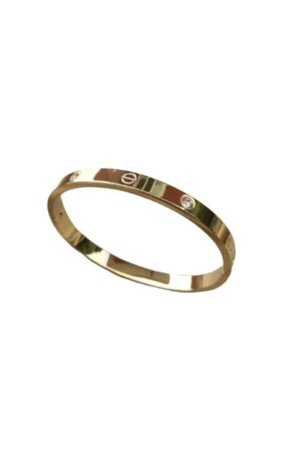 Cartier-Modell Cartier-Modell Dickes Armband aus 316L-Stahl in Goldfarbe - 2