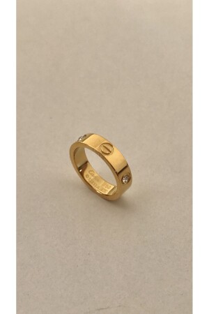 - Cartier-Ring aus gesteinigtem Stahl (Sie können unten die Größe auswählen, die zu Ihnen passt) - 1