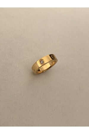 - Cartier-Ring aus gesteinigtem Stahl (Sie können unten die Größe auswählen, die zu Ihnen passt) - 2