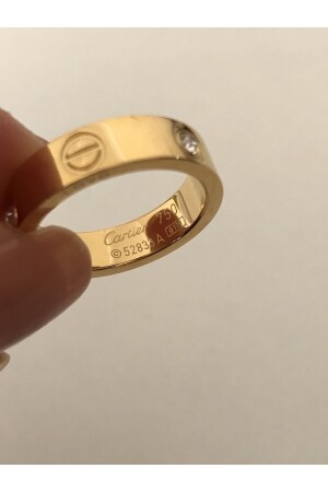 - Cartier-Ring aus gesteinigtem Stahl (Sie können unten die Größe auswählen, die zu Ihnen passt) - 3