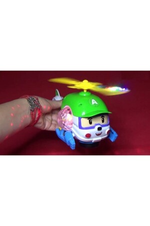 Cartoon-Helikopterspielzeug mit Musik- und Lichtfunktion 387475632 - 2