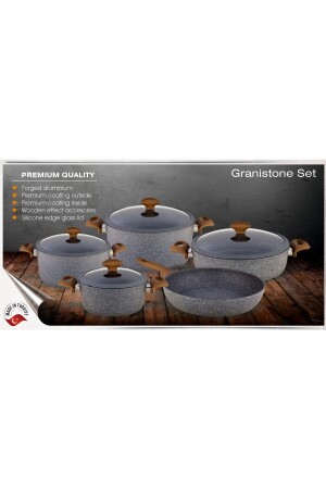 Casa Milano 9-teiliges Granit-Kochgeschirr-Set CML0288 - 4