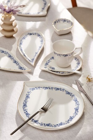 Casilda Porzellan 32-teiliges Frühstücks-/Service-Set für 6 Personen - Emsan