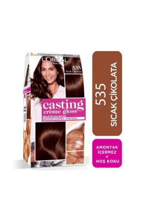 Casting Creme Gloss 535 Sıcak Çikolata Saç Boyası - 3600523302949 - 1
