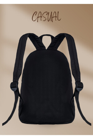 Casual Trend Midi Daily Damen Rucksack Schwarz İDACASU240 - 5