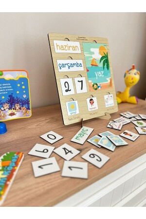 تقويم الأطفال في مجال النقل، تقويم نشاط الأطفال، تقويم التعليم، تقويم مهارات الحياة اليومية، تقويم الخشب CAT001 - Karter İnovasyon