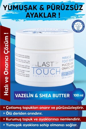 Çatlak Onarıcı Mucize Ayak Bakım Kremi 100 ml ( Vazelin & Shea Butter ) ABK2585 - 3