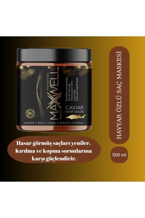 Caviar Hair Mask 500 ml Havyarlı Saç Maskesi Hızlı Uzamaya Yardımcı - 1