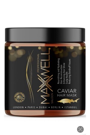 Caviar Hair Mask 500 ml Havyarlı Saç Maskesi Hızlı Uzamaya Yardımcı - 3