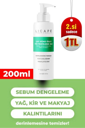 Çay Ağacı Özlü Yüz Temizleme Jeli 200 ml - 1