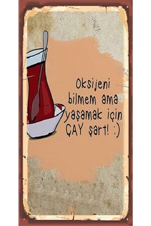 Çay Ve Kahve Temalı 6'lı Ahşap Duvar Poster Seti - Hbb Özel Seri - 5