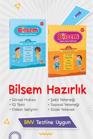 Çek Kopar Bilsem Sınavı Hazırlık Zeka Açan Sorular 2'li Setle Bilişsel Beceri Gelişimi - 2