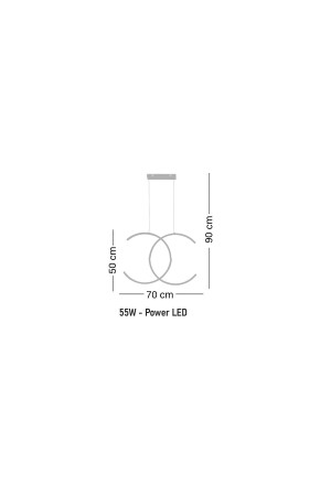 Celia Daylight LED Gelb Pendelleuchte Kronleuchter LMR-8007-FG - 5