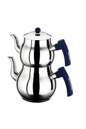 MNZ-Steel Teapot Coral Model Size Teapot Family Size Teapot Red EMRINTER43 - İnter