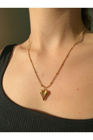 مقعد من الفولاذ على شكل قلب مع تفاصيل الكرة - Bellys Jewelry