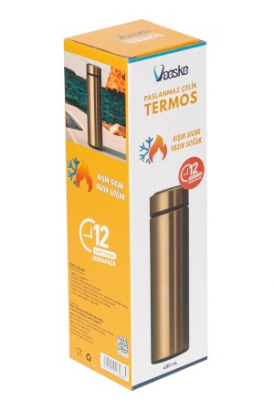 Çelik Termos Gold 480 Ml - 1