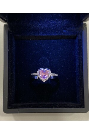 حلقة مزودة بالصلب الوردي القابل للتعديل حلقة قلب النساء - Dmr Accessoire