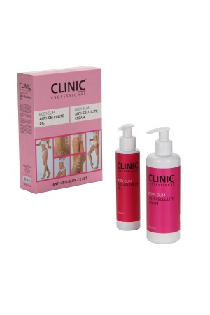 Cellulite-Cellulite Straffende Creme & Öl Doppelset - 2