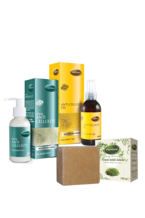 CELLULITE-ÖL + CELLULITE-CREME + MEAWEY-CELLULITE-SEIFE-SET - 2