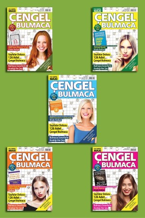 Çengel Bulmaca Set-5 Kitap 560 Sayfa - 1