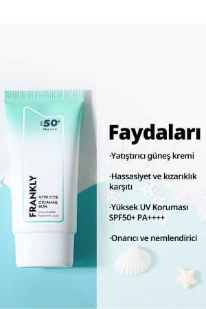 Centella Asiatica İçeren Nemlendirici CICAHAE Güneş Kremi SPF50- PA-- 50 ml - 4