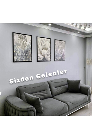 Çerçeveli Ahşap Tablo Seti 3 Parça BKLPTUZ6 - TekTablo