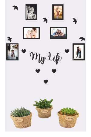 Çerçeveli Fotograf Anı Köşesi Ahşap Duvar Dekoru - Evdeucuz