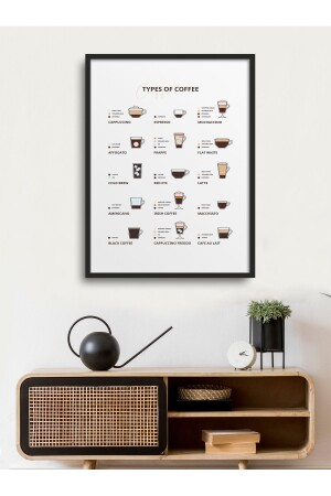 Çerçeveli Tekli Tablo Modern Coffee Seri Poster Tablo TK/177 - Homepack