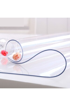 Ceren Şeffaf Kalın 2-2 Mm Pvc Kaymaz Koruyucu Masa Örtüsü - Erksolhome