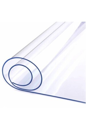 Ceren Transparenter, 1–4 mm breiter, 80 cm dicker, rutschfester PVC-Tischdeckenschutz - 1