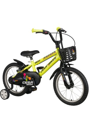 Cesa Bike Zezu 16 Felgenfahrrad 4-7 Jahre alt Kinderfahrrad Neongelb 20. 012 - 1